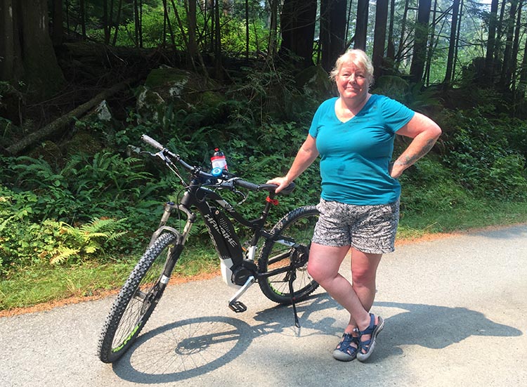 The Haibike Sduro HardSeven 1.0 is an electric mountain bike with front suspension only. You can read our review of this rugged ebike here