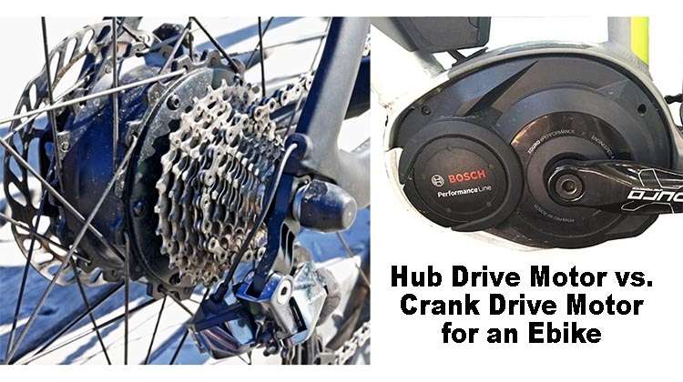 Crank Drive Motors vs. Hub Drive Motors