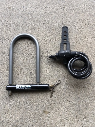 padlocks are essential if leaving your e-bike in public.
