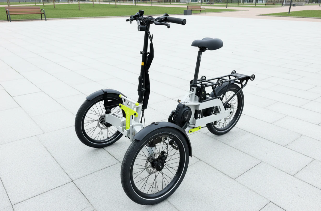 New V3 Folding electric trike from Etnnic showcased
